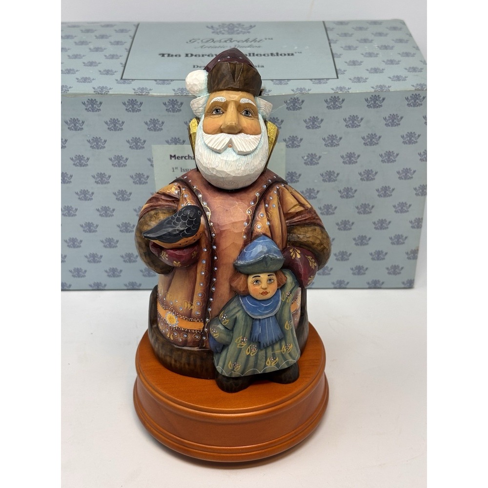G.DeBrekht Artistic Studios Musical Merchant Santa Figure 1st  Series #51790